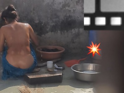 Bathing sister the